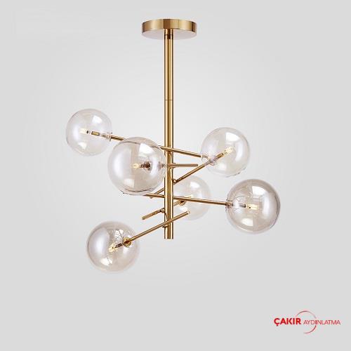 Minimalist Gold Ball Sarkıt